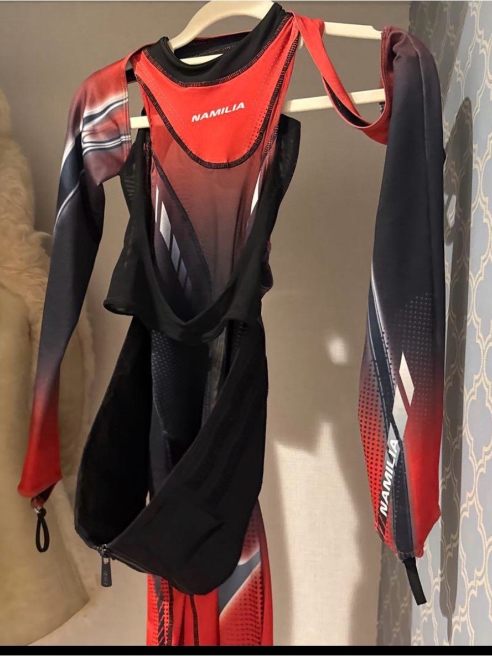 NAMILIA Red and Black Suit - Performance Racing Gear